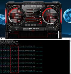 При разгоне карты RX 580 не поднимается хэшрейт